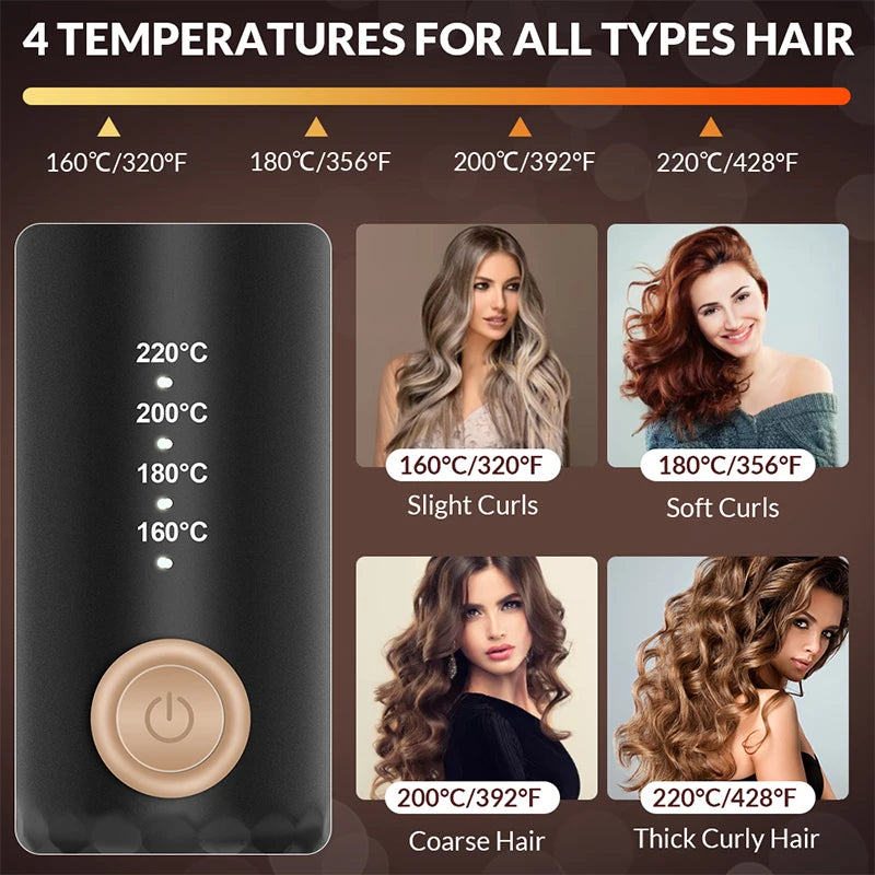 Automatically Hair Curler Automatic Looper Wavy Crimping Curl Tool Roll Wave Ferro Ringlet Loop Roller Electric Curly Waver Iron