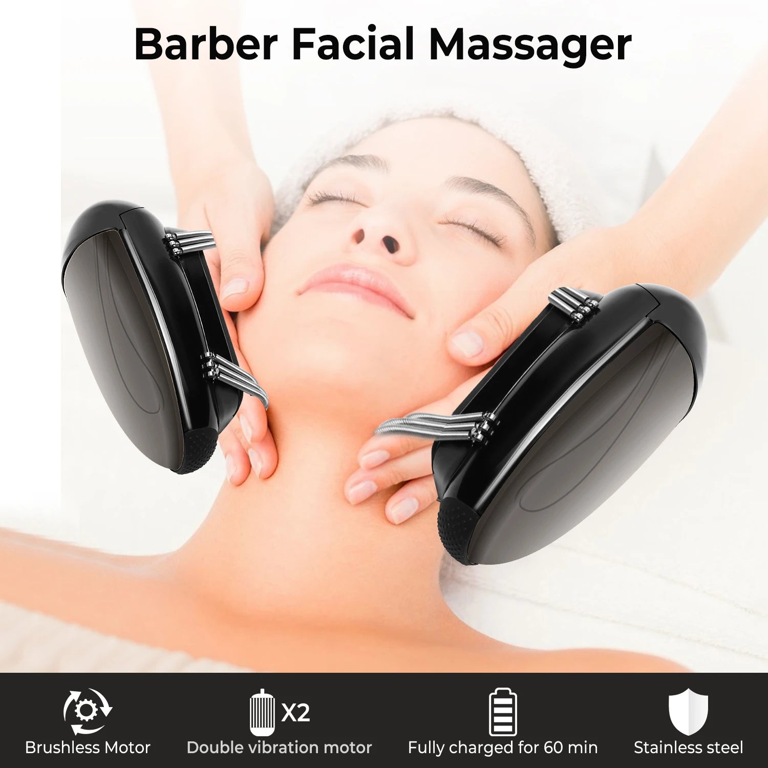 Barber Massager Handheld Head Massager Professional Cord Cordless Electric Body Massager Relaxation Men's Barberology Massager